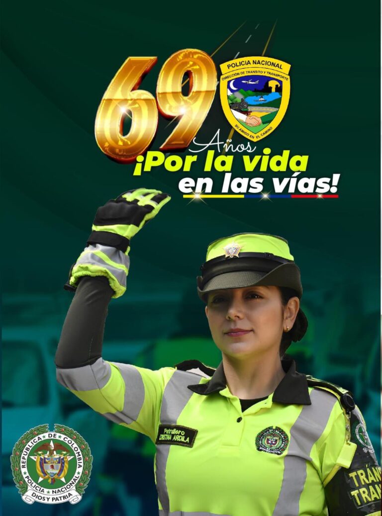 CELEBRACIÓN 69 AÑOS DE LA DIRECCIÓN DE TRÁNSITO Y TRANSPORTE DE LA POLICÍA NACIONAL DE COLOMBIA